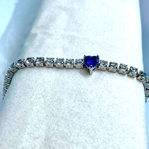 Blue Heart 💙 Gemstone Bracelet 💙Soft, Sexy, Subtle l New